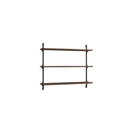 Étagère Wall Shelving – ws.65.1 bois marron / L 85 x H 65 cm x Prof. 17,5 cm - MOEBE