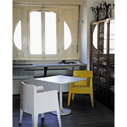 Fauteuil empilable Toy plastique blanc / Philippe Starck, 1995 - Driade