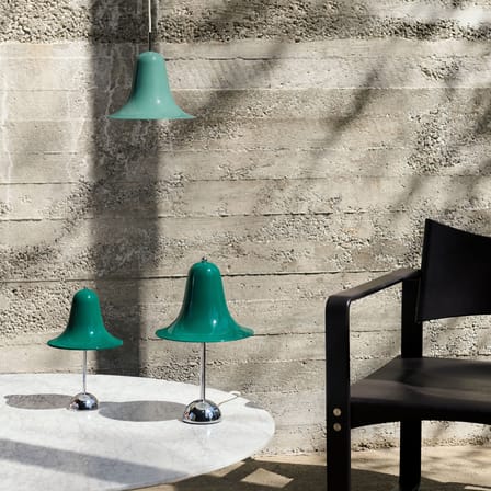 Lampe de table Pantop métal vert / Ø 23 cm - Verner Panton (1980) - Verpan