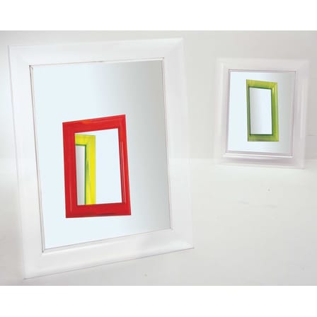 Miroir mural Francois Ghost Large plastique transparent / 88 x 111 cm - Philippe Starck, 2005 - Kartell