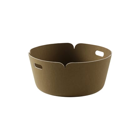 Panier Restore tissu vert / Ø 52 cm - Feutre recyclé - Muuto