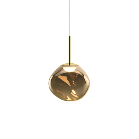 Pendelleuchte Melt Mini plastikmaterial gold / LED - Ø 28 cm / Farbwechsel - Tom Dixon