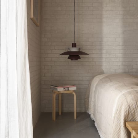Suspension PH 5 métal rouge / Ø 50 cm - Poul Henningsen, 1958 - Louis Poulsen