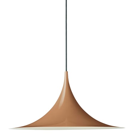 Suspension Semi métal orange / Ø 47 cm - Réédition 1968 - Gubi