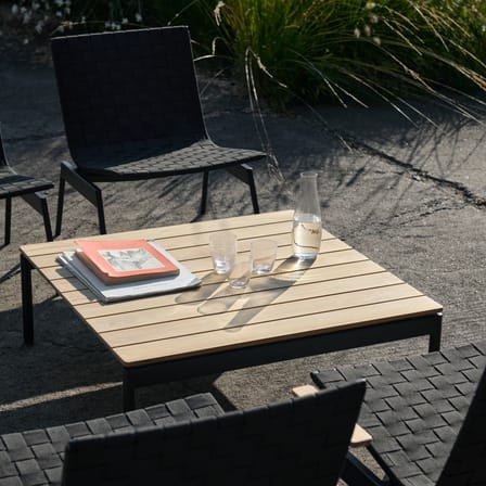 Table basse Ville AV50 bois naturel / 90 x 90 x H 30 cm - &tradition