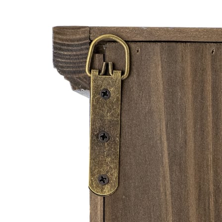 Hazem Wall storage wood blue / W 81 x D 22 x H 91 cm - Bloomingville