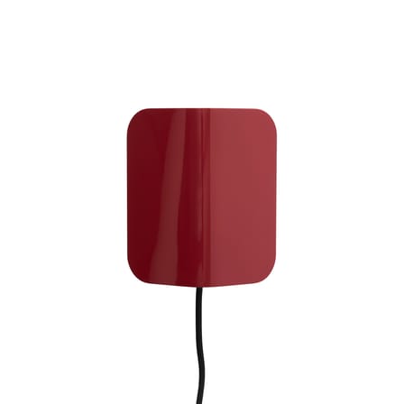 Applique avec prise Apex métal rouge / Orientable - Hay