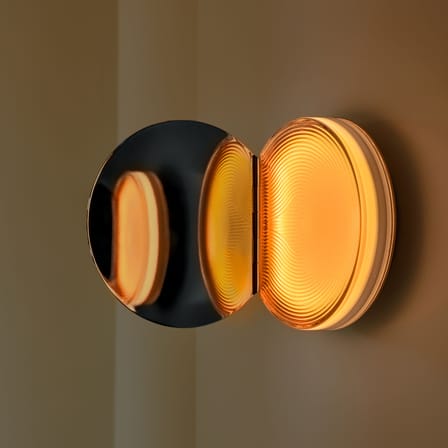Bad-Wandlampe Poudrier LED metall / Spiegelfarben - DCW éditions