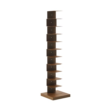 Bibliothèque Original Ptolomeo métal marron / 1 face - H 160 cm - Opinion Ciatti