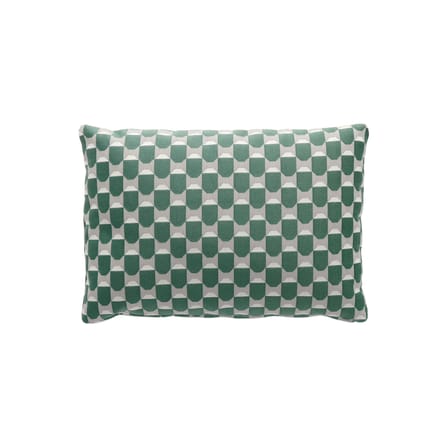 Coussin d'extérieur Liberty tissu vert / 45 x 32 cm - Kartell