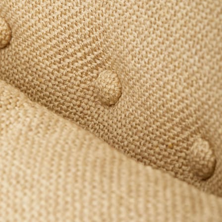 Fauteuil rembourré Peggy tissu beige - POLSPOTTEN