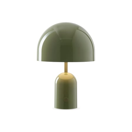 Lampada senza fili ricaricabile Bell LED materiale plastico verde - Tom Dixon