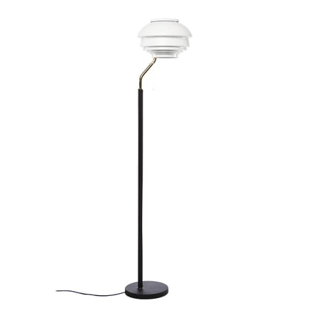 Lampadaire A808 métal blanc / Alvar Aalto, 1955 - ARTEK