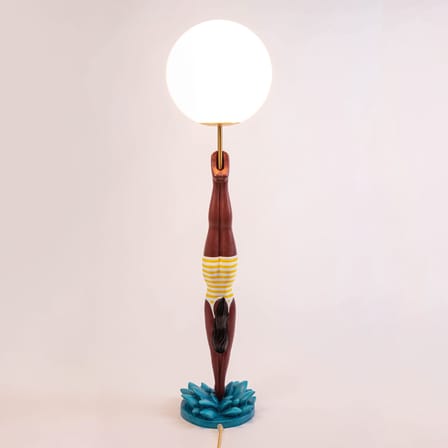 Lampe de table Diver verre multicolore / H 94 cm - Seletti