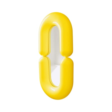 Miroir mural Zodiac Bumper Large céramique jaune /  L 55 x H 110 cm - Jean-Baptiste Fastrez, 2020 - Moustache