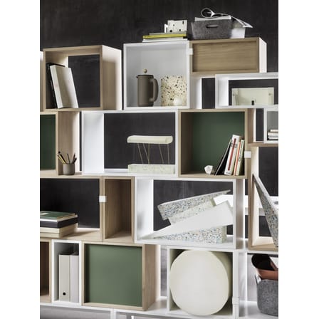 Panier Restore Tray tissu vert / 31 x 40 cm - Feutre recyclé - Muuto