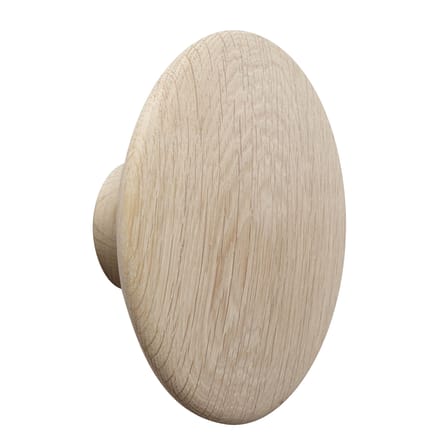 Patère The Dots Wood Large / Bois - Ø 17 cm - Muuto