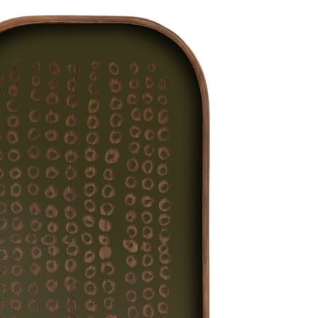 Plateau Second Nature verre vert / 53 x 31 cm - Ethnicraft