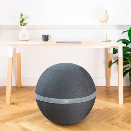 Pouf Original XL / Siège ergonomique - Ø 65 cm / Tissu chiné - BLOON PARIS