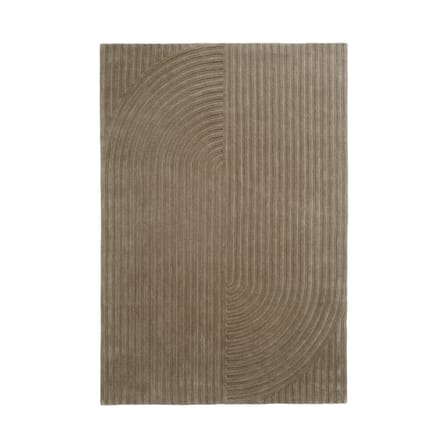 Relevo Quattro Rug textile brown / 170 x 240 cm - Muuto