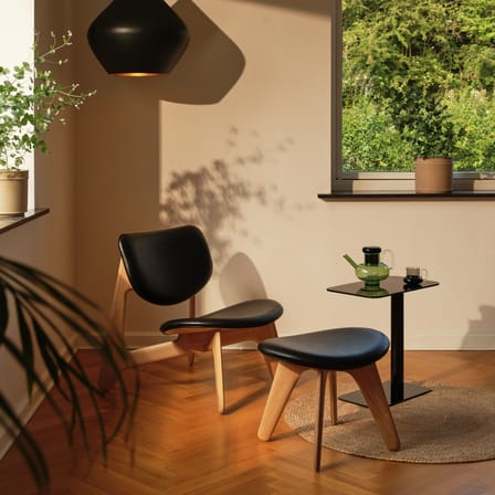 Lounge Sessel Slab Lounge leder schwarz - Tom Dixon