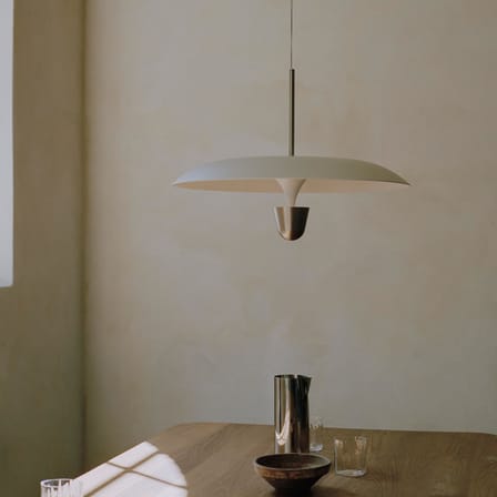 Sospensione Kantarell LED metallo bianco / Ø 55 cm - NEW WORKS