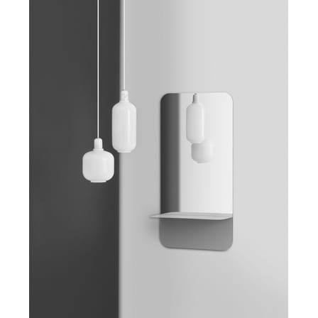 Suspension Amp Large verre marbre blanc / Ø 11 x H 26 cm - marbre - Normann Copenhagen