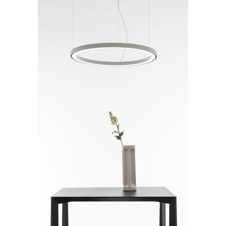 Suspension Ripple LED plastique blanc / Ø 90 cm - Bluetooth - Artemide