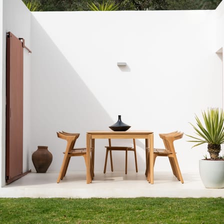 Table rectangulaire Bok OUTDOOR bois naturel / 200 x 100 cm - 8 personnes - Ethnicraft