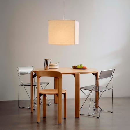 Abat-jour Paper Shade Cube papier blanc / 45 x 45 x H 40 cm - Hay
