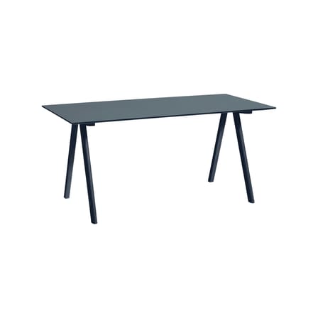 Bureau Copenhague CPH10 2.0 bois bleu / Linoleum - L 160 x 80 cm - Hay