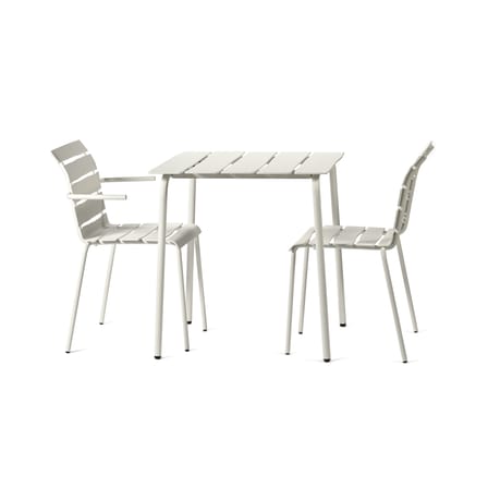 Chaise empilable Aligned métal blanc / By Maarten Baas - Aluminium - valerie objects