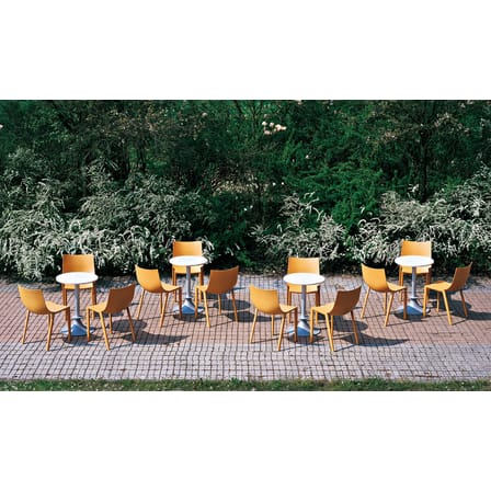 Chaise empilable Bo plastique blanc - Driade