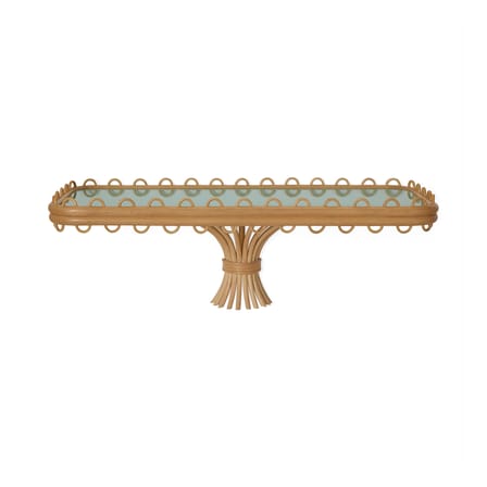 Console murale Riviera / L 68 x P 30 cm - Rotin - Jonathan Adler