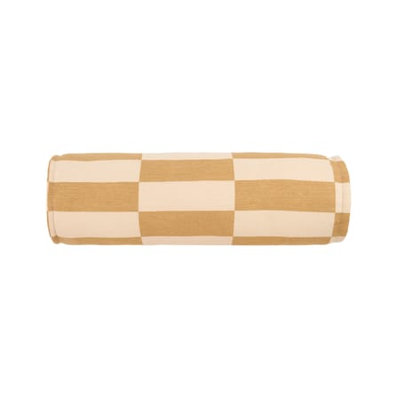 Coussin Vibes Cylinder tissu jaune / Ø 16 x L 50 cm - NOBODINOZ