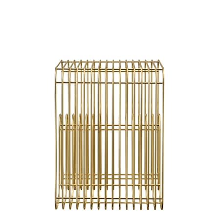 Hocker Curva metall gold / Beistelltisch - AYTM