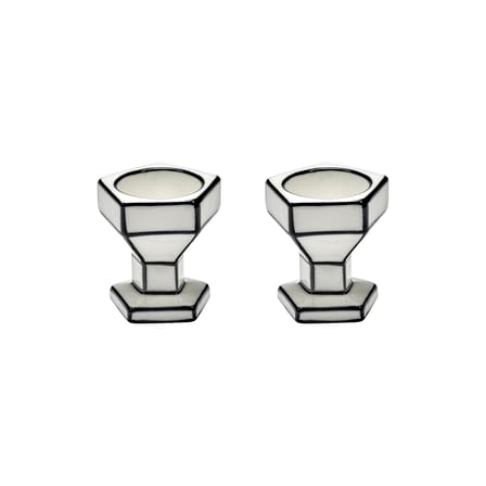 Carte Blanche Eggcup ceramic white / Set of 2 - Serax