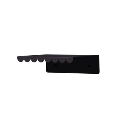 Etagère murale Vibes Small métal noir / L 20 cm - NOBODINOZ