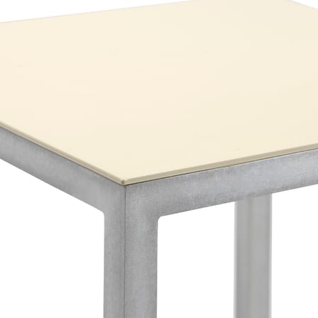 Hocker Alu Stool metall weiß / Small - H 45 cm - valerie objects