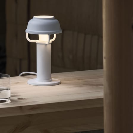 Lampe de table Kori métal blanc - ARTEK