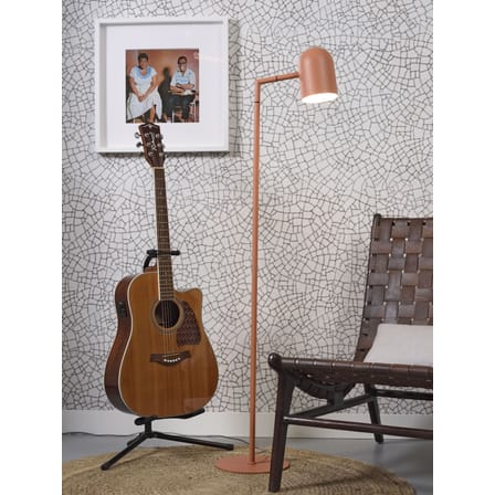 Lampadaire Marseille métal rose orange / Orientable - H 141 cm - It's about Romi
