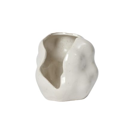 Photophore Hekla céramique beige / Ø 16 x H 16 cm - BROSTE COPENHAGEN