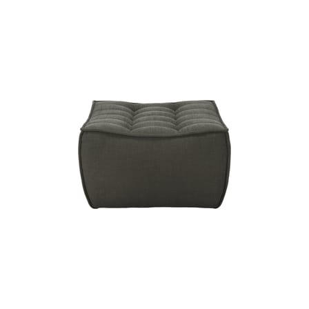 Pouf N701 tissu vert / 70 x 70 cm - Ethnicraft