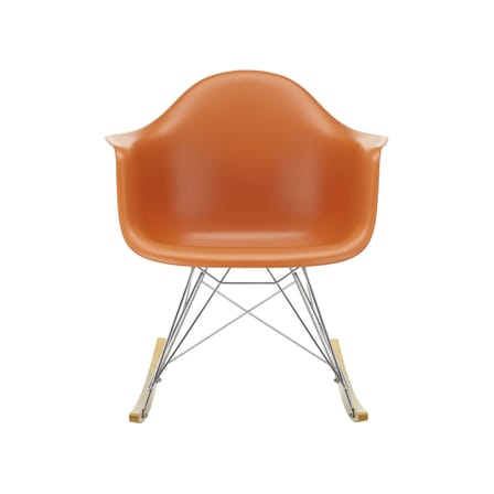 Rocking chair RE RAR - Eames Plastic Armchair plastique orange / (1950) - Recyclé - Vitra