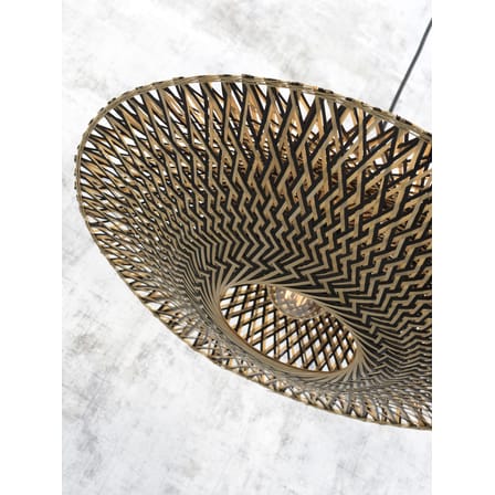 Sospensione Bali Medium legno naturale / Bambù - Ø 60 cm - GOOD&MOJO