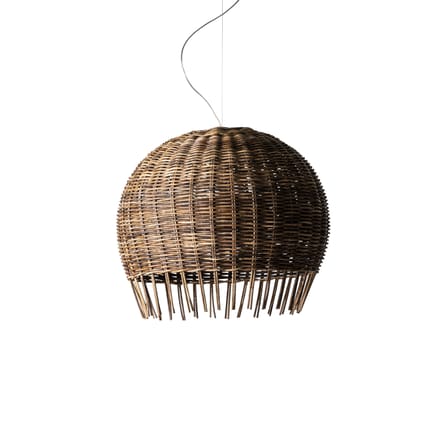 Suspension Croco / Ø 70 x H 62 cm - Rotin tressé - Gervasoni