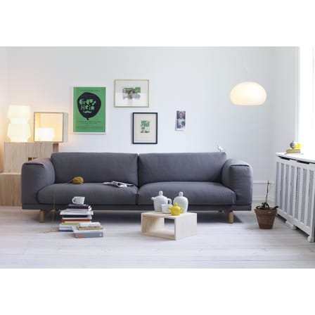 Suspension Fluid Small verre blanc / ø 23 cm - Muuto