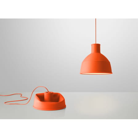 Suspension Unfold orange / Silicone - Ø 32,5 x H 29,5 cm - Muuto