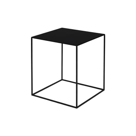 Table basse Slim Irony métal noir / 41 x 41 x H 46 cm - Zeus