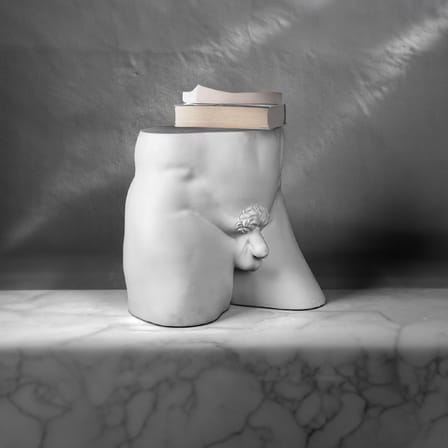 Table d'appoint Piece of me - Him / 49,5 x 38,5 x H 45 cm - Seletti